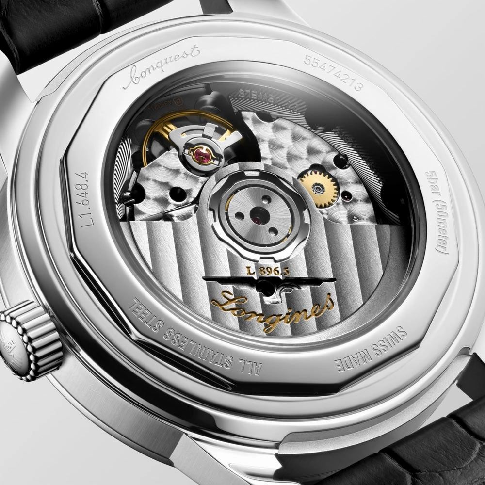 Longines Conquest Heritage Central Power Reserve 38mm Black Dial Automatic Watch L1.648.4.52.2