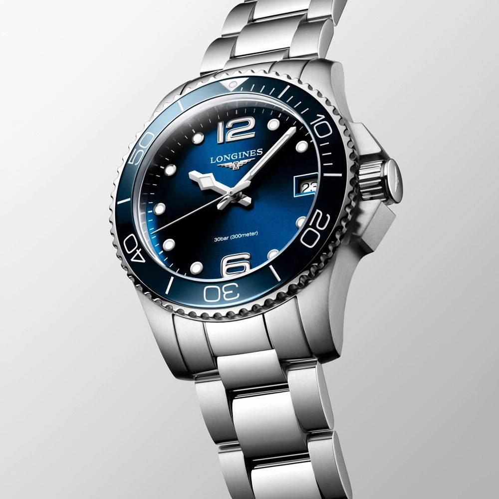 Longines HydroConquest 32mm Blue Dial Quartz Ladies Watch L3.370.4.96.6
