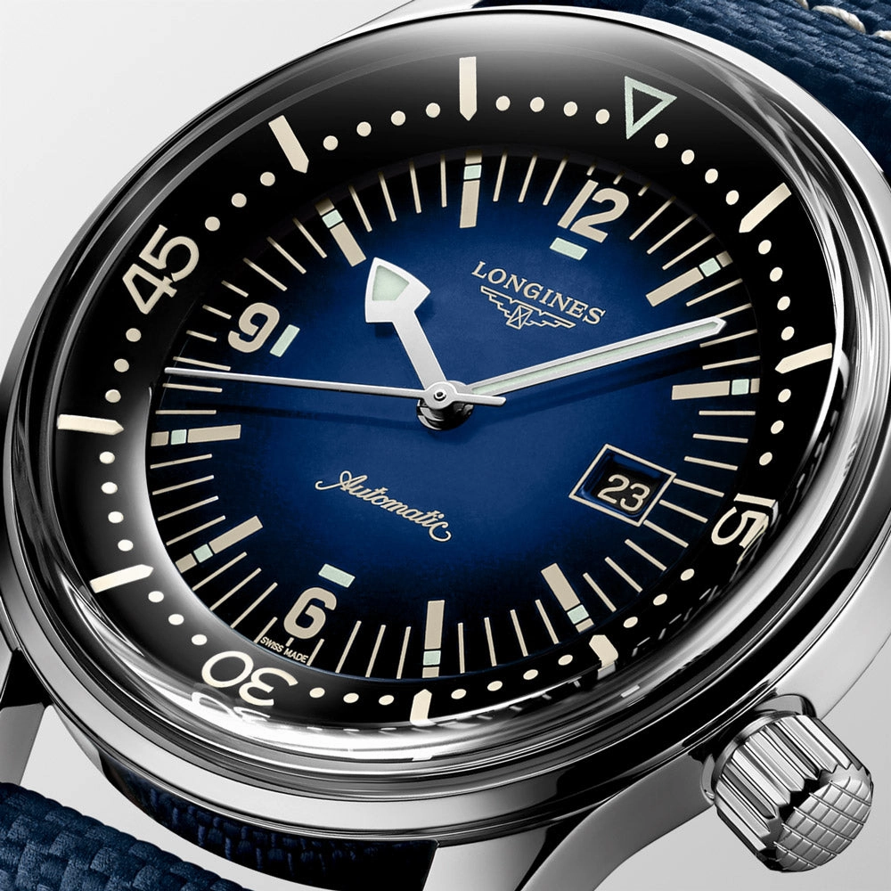 Longines Legend Diver 36mm Blue Dial Automatic Watch L3.374.4.90.2
