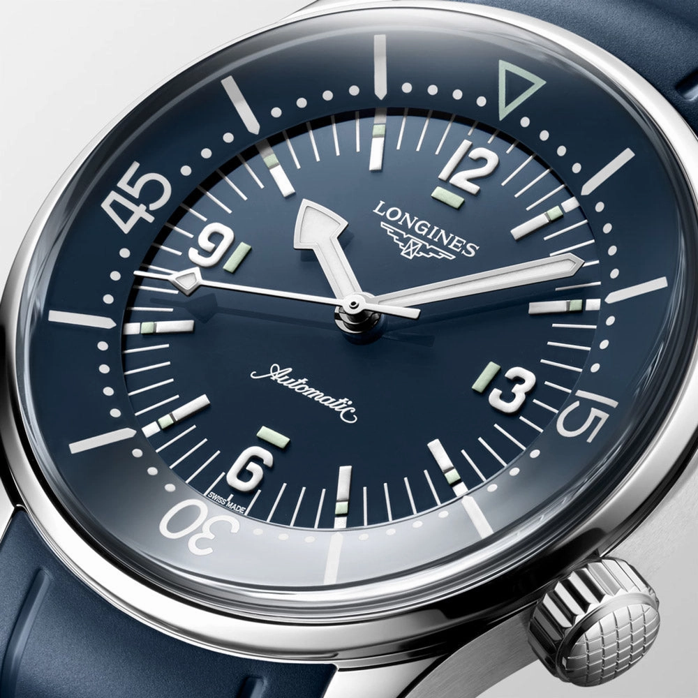 Longines Legend Diver 39mm Blue Dial Automatic Watch L3.764.4.90.9