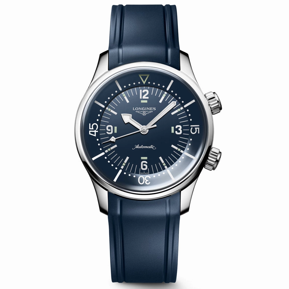 Longines Legend Diver 39mm Blue Dial Automatic Watch L3.764.4.90.9