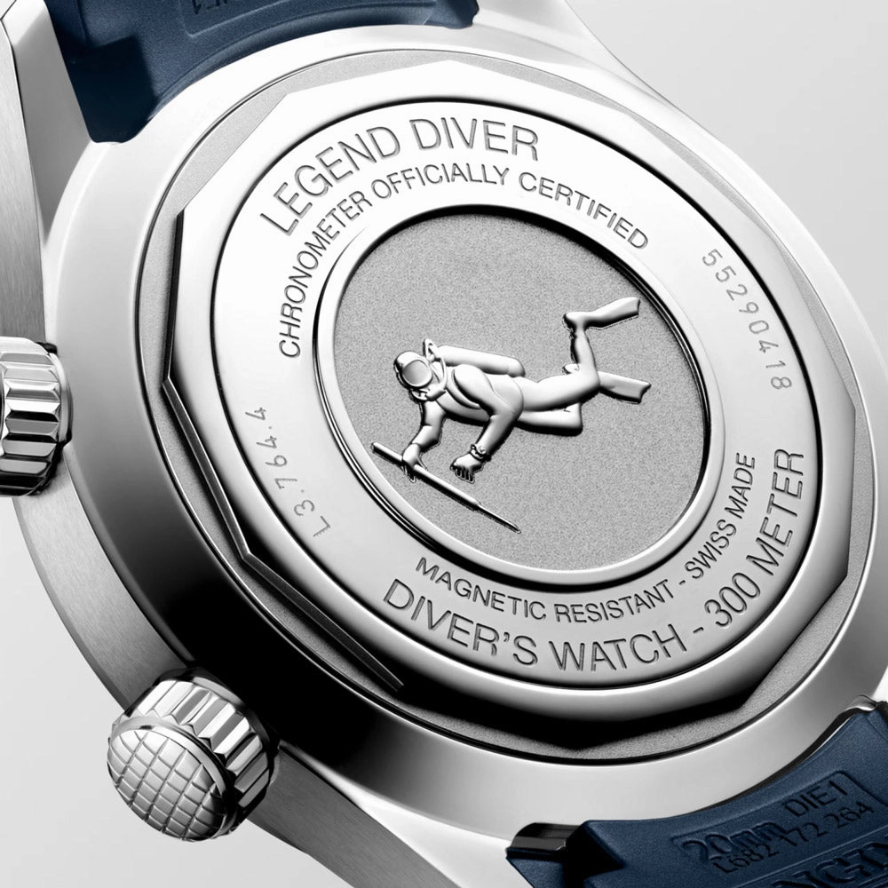 Longines Legend Diver 39mm Blue Dial Automatic Watch L3.764.4.90.9