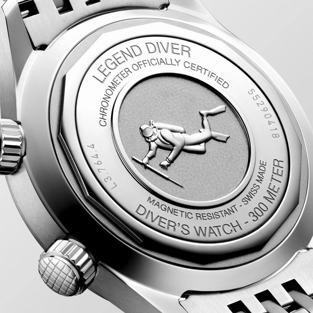 Longines Legend Diver 39mm White Dial Automatic Watch L3.764.4.16.6
