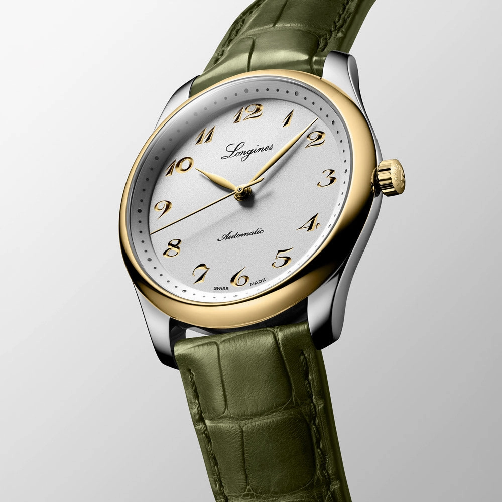 Longines Master Collection 40mm Silver Dial 18ct Gold Capped Steel Automatic Gents Watch L2.793.5.72.2