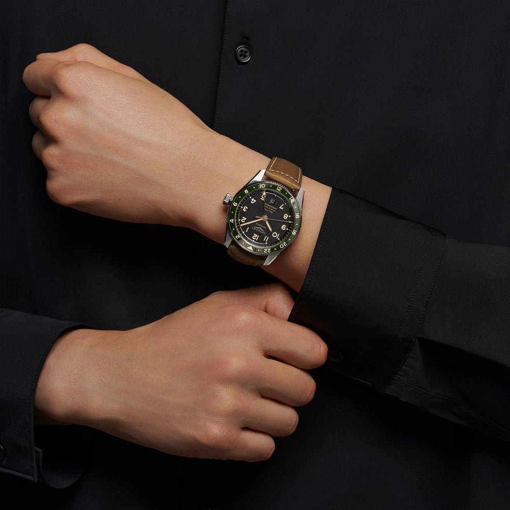 Longines Spirit Zulu Time GMT 42mm Anthracite Dial Automatic Gents Watch L3.812.4.63.2