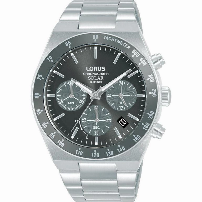 Lorus Gents Sport Grey Dial Multifunction Watch