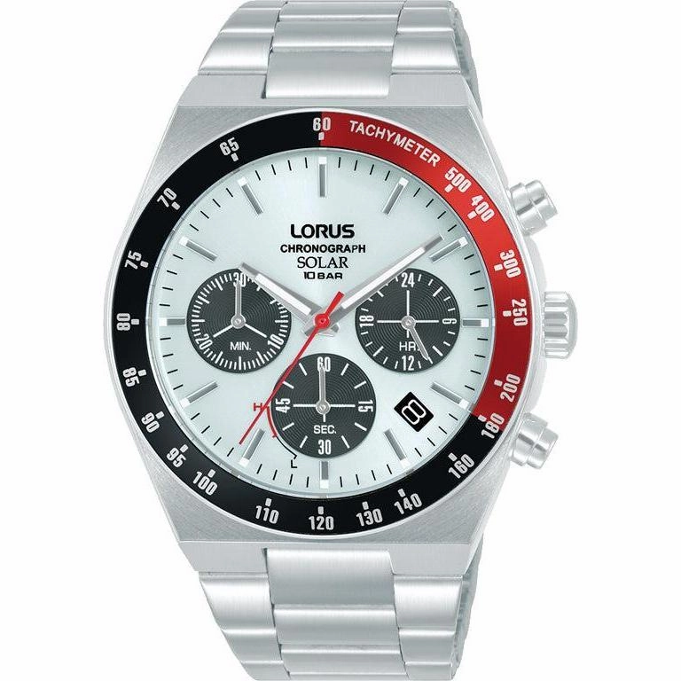 Lorus Gents Sport White Dial Multifunction Watch
