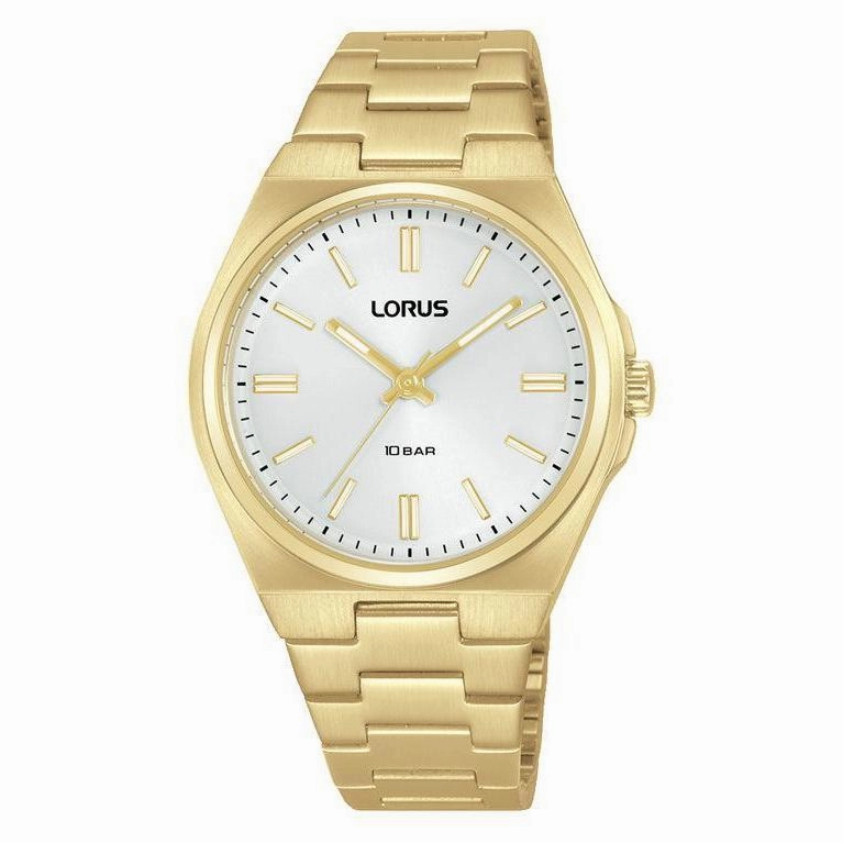 Lorus Ladies Gold PVD Silver Dial Watch