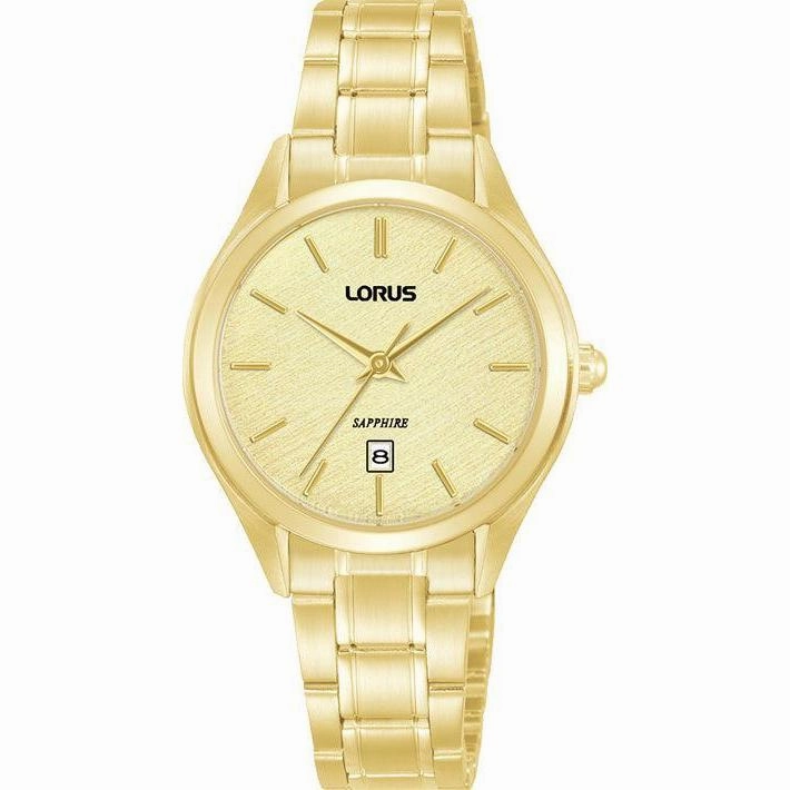 Lorus Ladies Gold PVD Silver Dial Watch