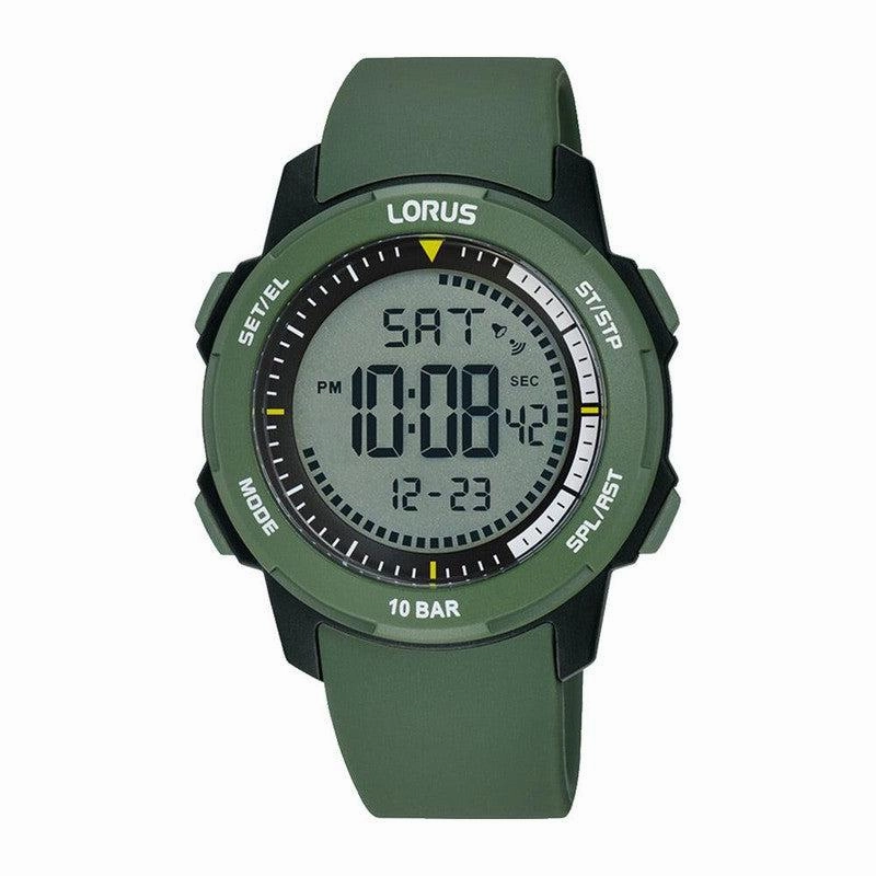 Lorus Mens Black Digits Dial Sports Watch