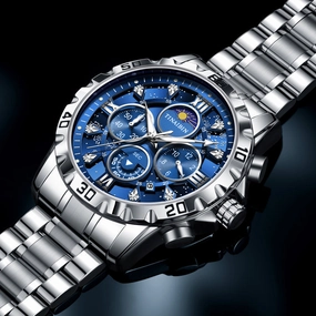 Men's Multi-functional High-grade Quartz Watch Waterproof Luminous 