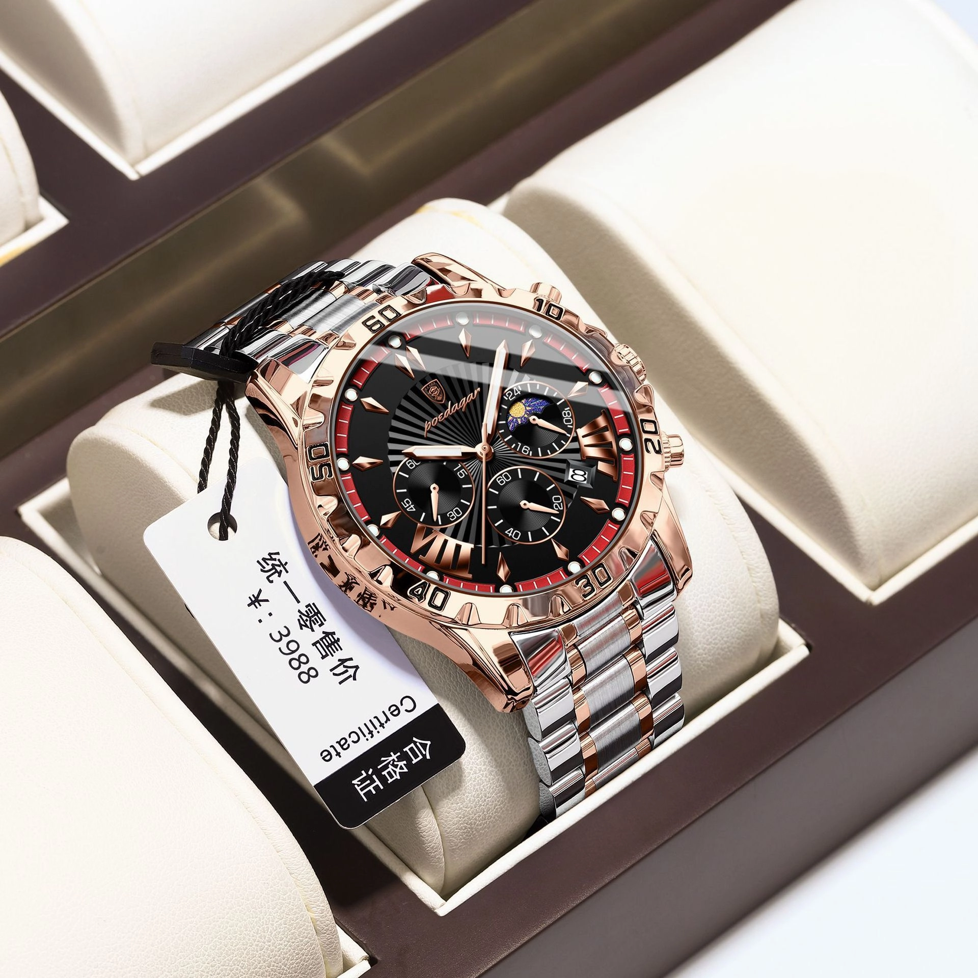 Men's Multifunctional Luminous Quartz Watch 