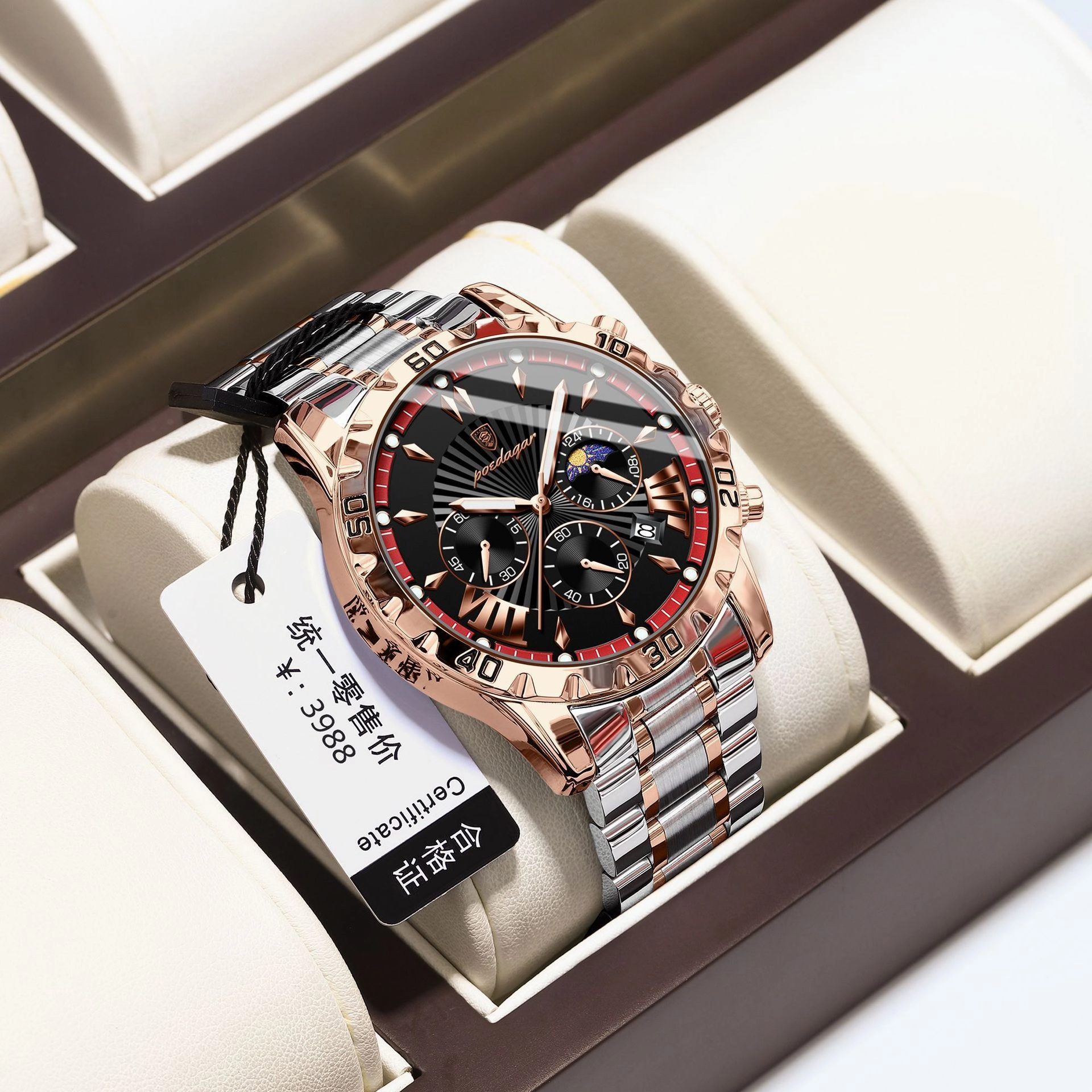 Men's Multifunctional Luminous Quartz Watch 