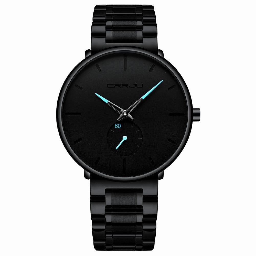 Men's New Steel Band Waterproof Watch Thin