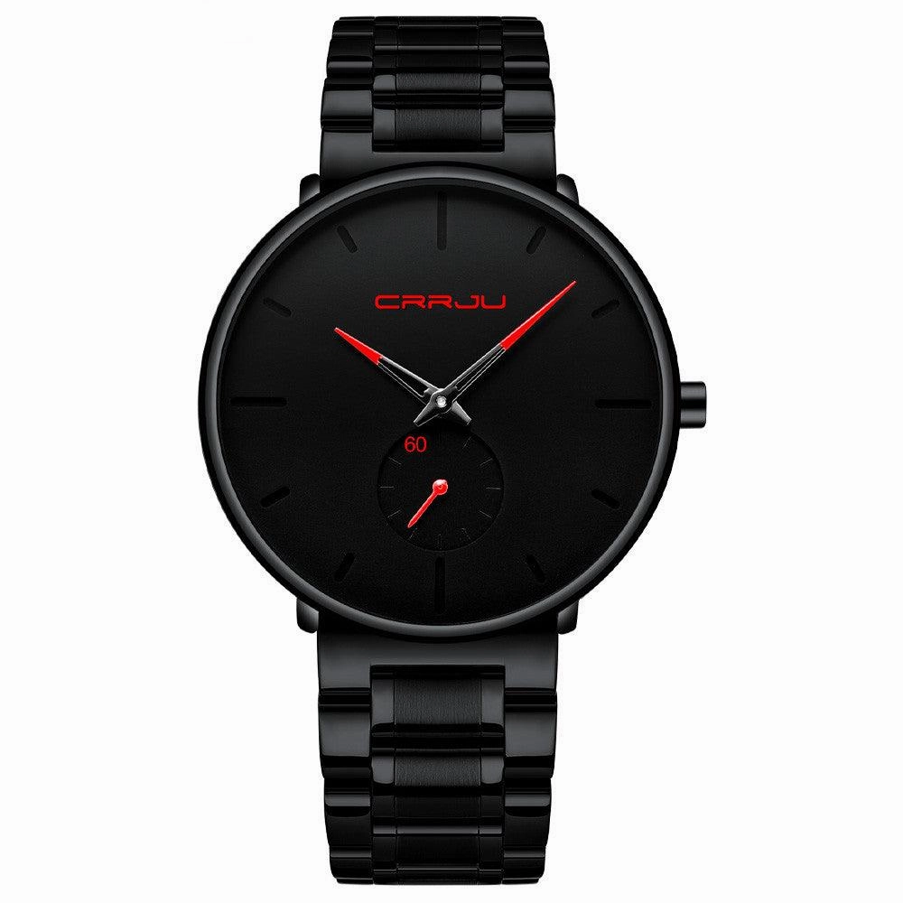 Men's New Steel Band Waterproof Watch Thin