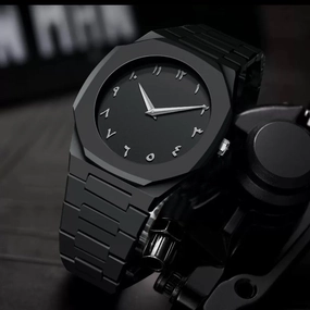 Men's Retro Arabic Digital Sports Waterproof Quartz Watch 