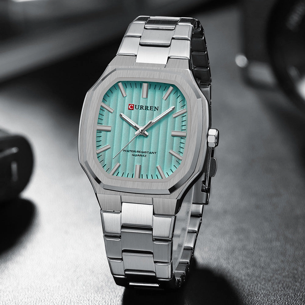 Men's Steel Belt Business Watch Waterproof 