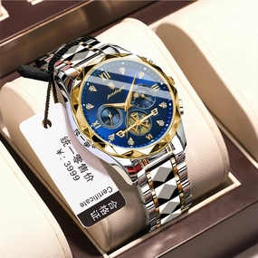 Men's Watch Trendy Waterproof Multi-functional Leisure 