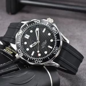 Men's 3-pin Mechanical Transparent Watch 