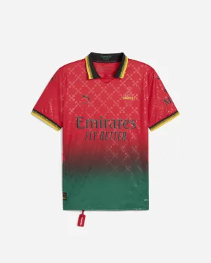 Men's AC Milan x Off-White Replica Jersey Red / Black