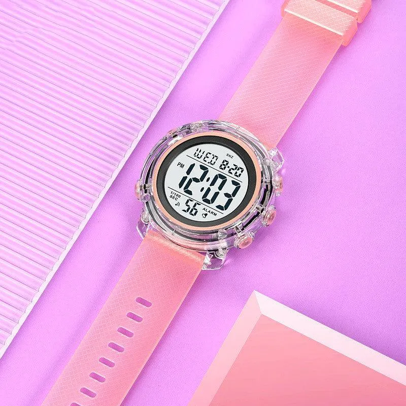 Men's And Women's Multifunctional Waterproof Sports Electronic Watch 