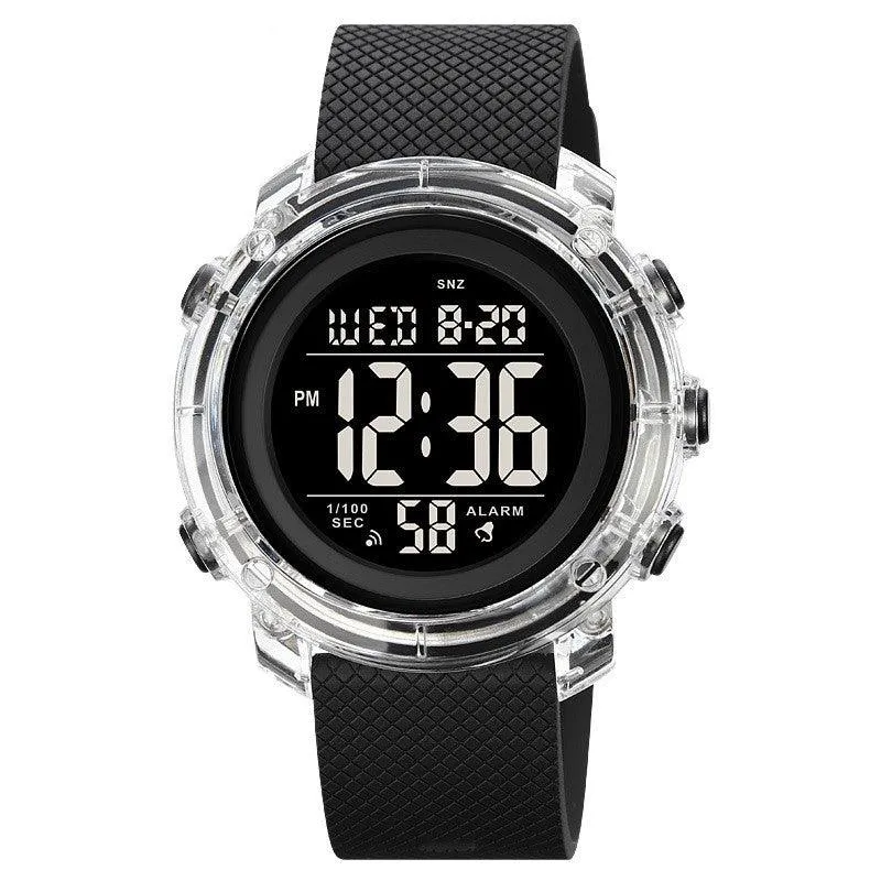 Men's And Women's Multifunctional Waterproof Sports Electronic Watch