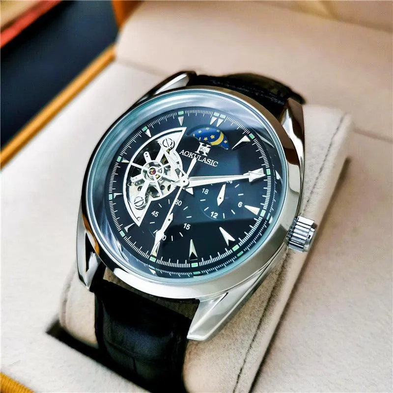 Men's Automatic Mechanical Hollowed-out Watch