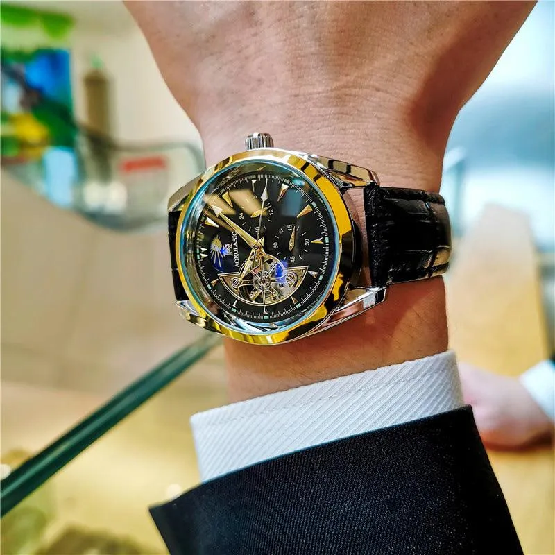 Men's Automatic Mechanical Hollowed-out Watch