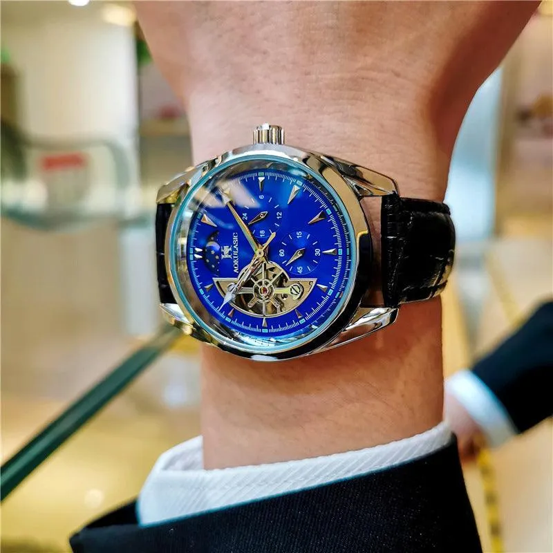 Men's Automatic Mechanical Hollowed-out Watch