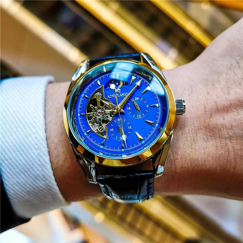 Men's Automatic Mechanical Hollowed-out Watch