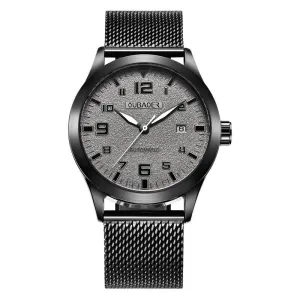 Men's Automatic Mechanical Watch Heavy Industry Stainless Steel Mesh Belt Automatic Date 