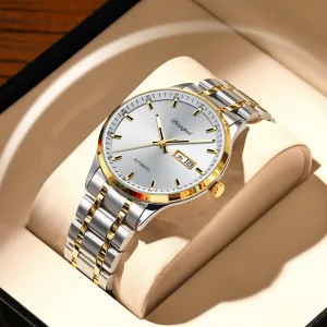 Men's Automatic Steel Belt Waterproof Luminous Mechanical Watch 