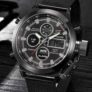 Men's Belt LED Electronic Sports Watch 