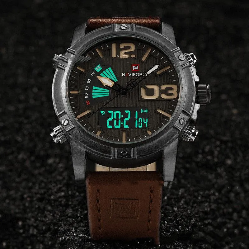 Men's Business Casual Multifunctional Waterproof  Men's Watch 