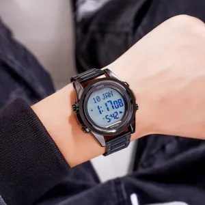 Men's Electronic Watch Fashion Arab Steel Timepiece 