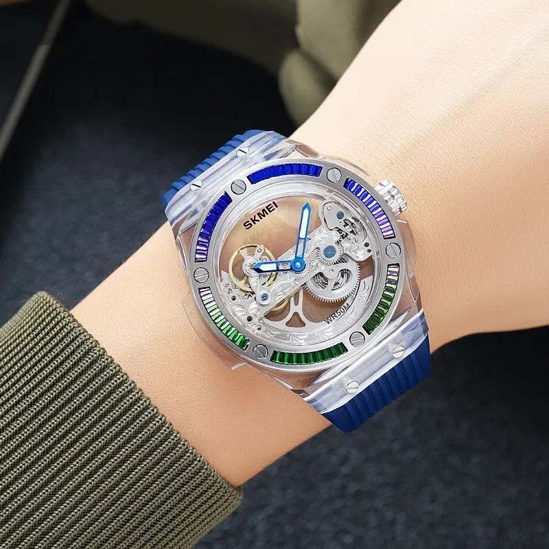 Men's Exquisite Hollow Mechanical Automatic Watch 