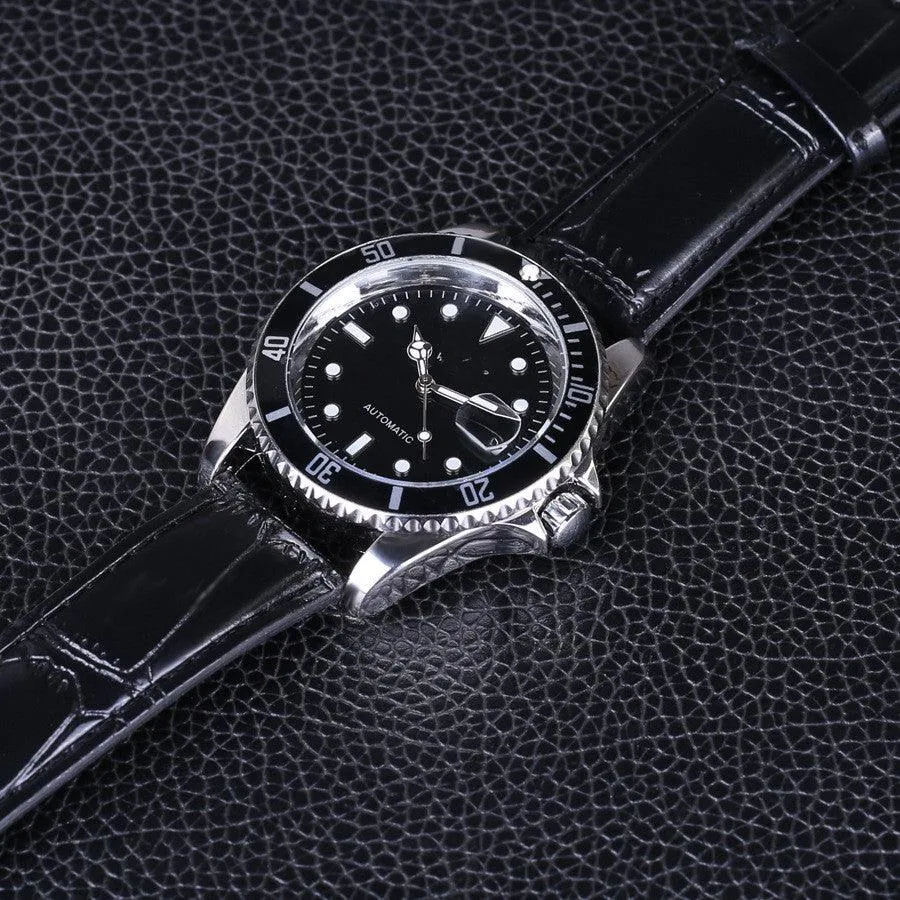 Men's Fashion Casual Belt Automatic Mechanical Watch 
