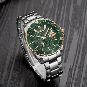 Men's Fashion Trend Large Dial Waterproof Electronic Quartz Watch 