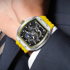 Men's Hollow Automatic Watch Luminous Waterproof Mechanical Watch 