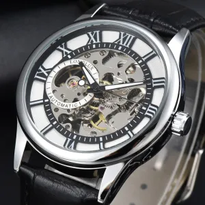 Men's Mechanical Watch Roman Scale Waterproof Fashion Business 