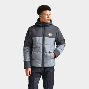 Mens Nike Nike Air Synthetic-Fill Jacket Anthracite / Cool Grey - White
