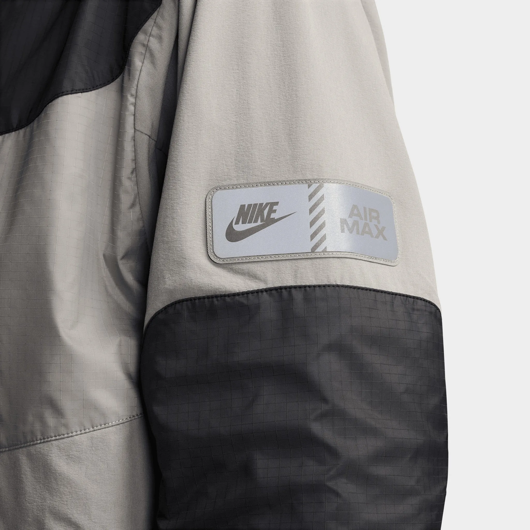 Mens Nike Nike Sportswear Air Max Woven Jacket Dark Stucco / Jade Horizon - Black