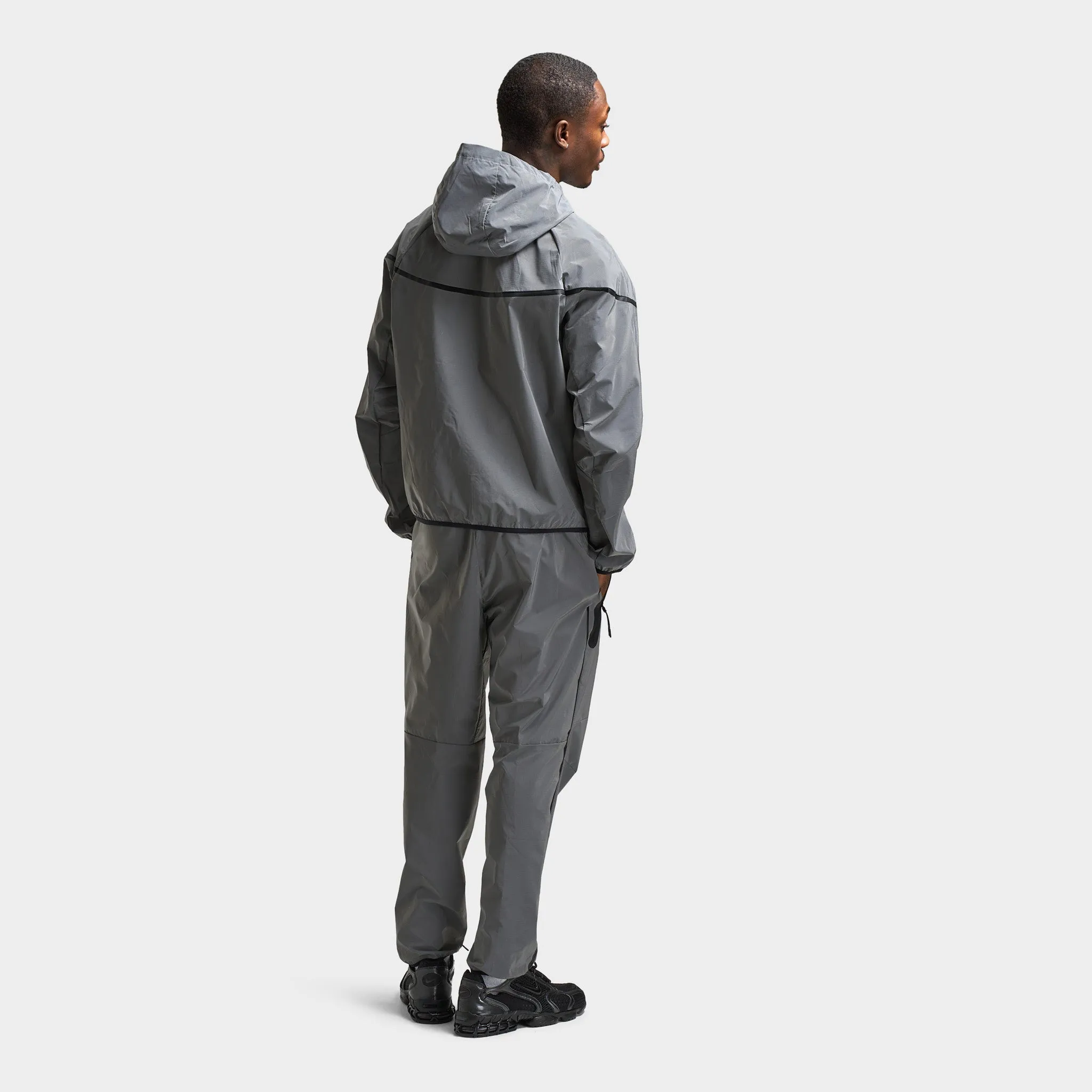 Mens Nike Nike Sportswear Tech Woven Jacket Reflect Silver/ Black