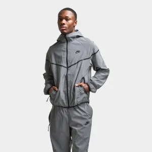 Mens Nike Nike Sportswear Tech Woven Jacket Reflect Silver/ Black