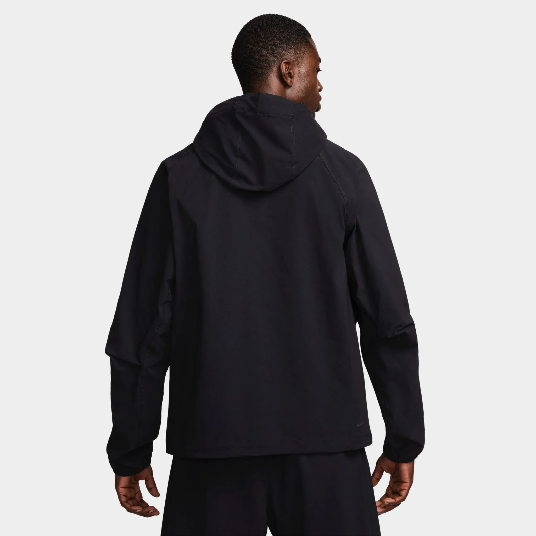 Mens Nike Nike Tech Woven Full Zip Windrunner Jacket Black / Black - Black