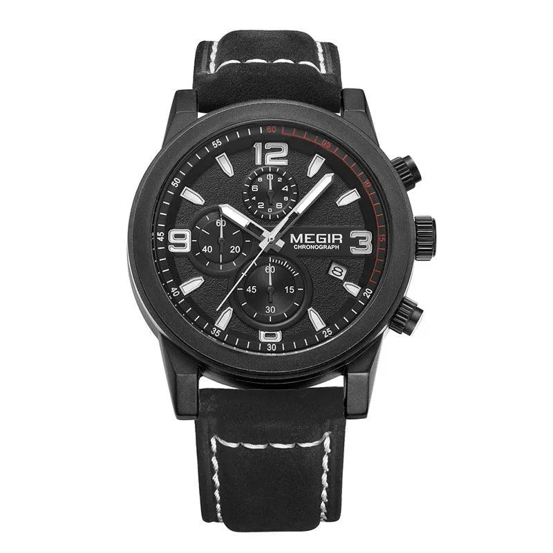 Men's Watch Men's Watch Three Eyes Luminous Waterproof Sports Watch