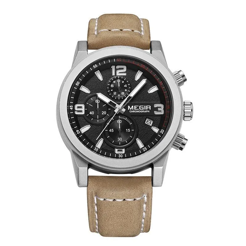 Men's Watch Men's Watch Three Eyes Luminous Waterproof Sports Watch