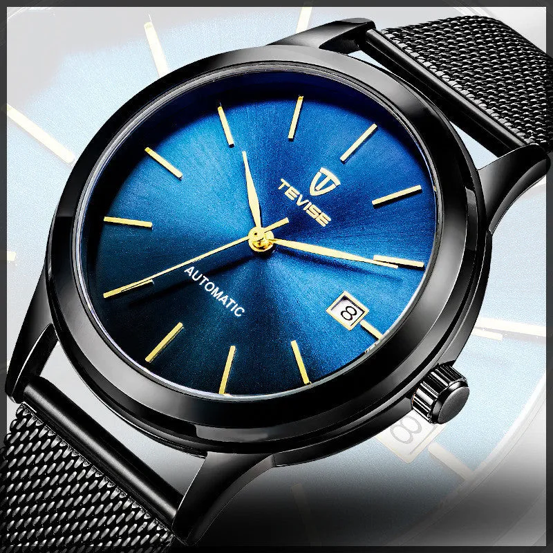 Mesh Belt Mechanical Watch Waterproof Men And Women 