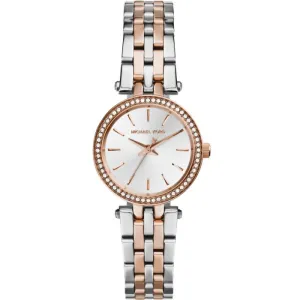 Michael Kors Darci MK3298 Rose and Silver Stainless Steel Womens Watch 