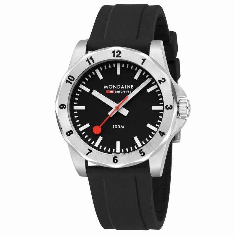 Mondaine Numeri Black 42mm Watch